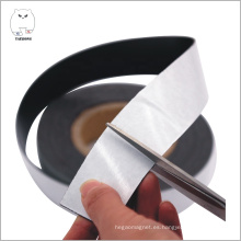Rollo de tira magnet de goma flexible personalizado 3M Cinta magnética adhesiva de doble lado